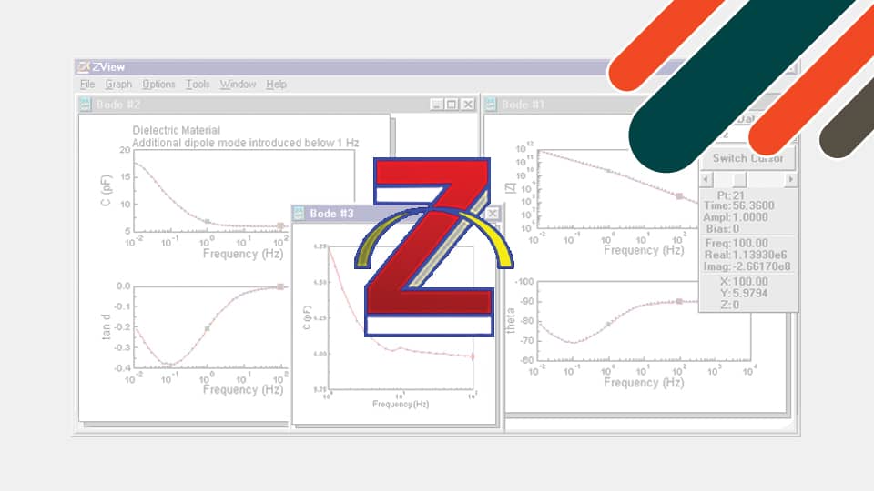 طیف سنجی امپدانس الکتروشیمیایی (EIS) در نرم افزار Zview